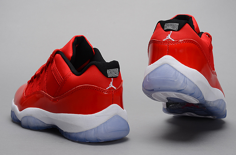 Nike Jordan 11 Low Basketball Shoes Red White