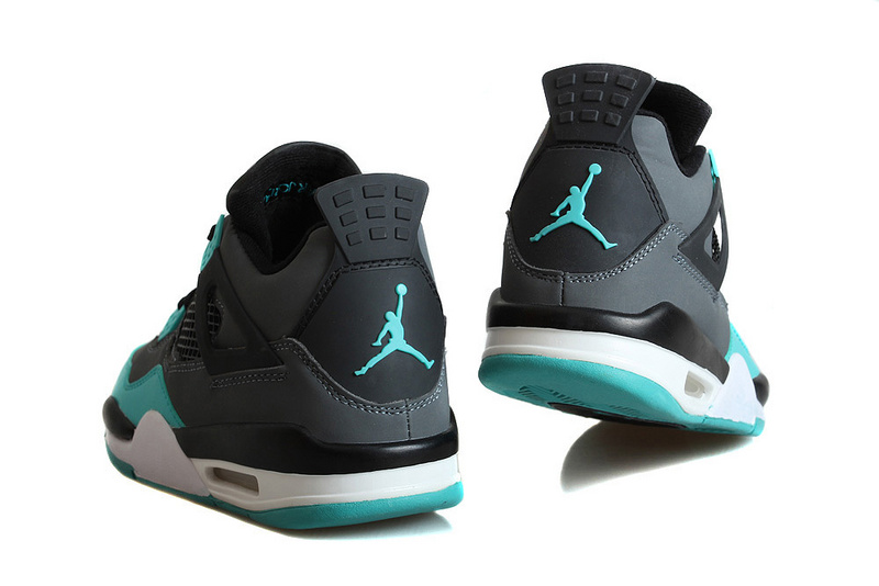 2014 Retro Jordan 4 Blue Grey White