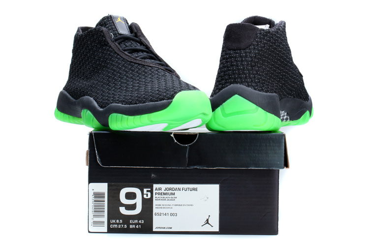 Nike Jordan Future Shoes Black Green