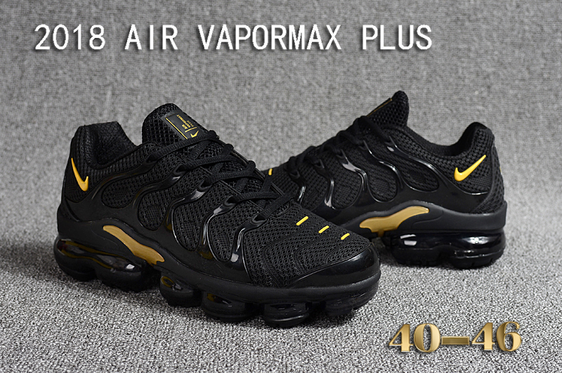 mens vapormax black and gold