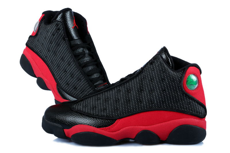 New Jordan 13 Black Red With 3D Eye And Cecoil Air Cushion