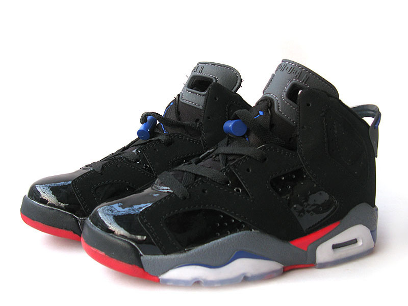 Nike Jordan 6 Retro Black Grey Red For Women