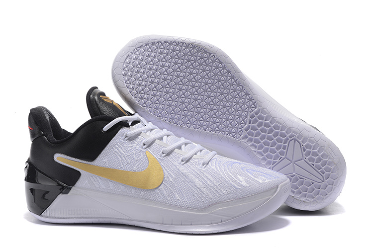 kobe bryant shoes white and gold