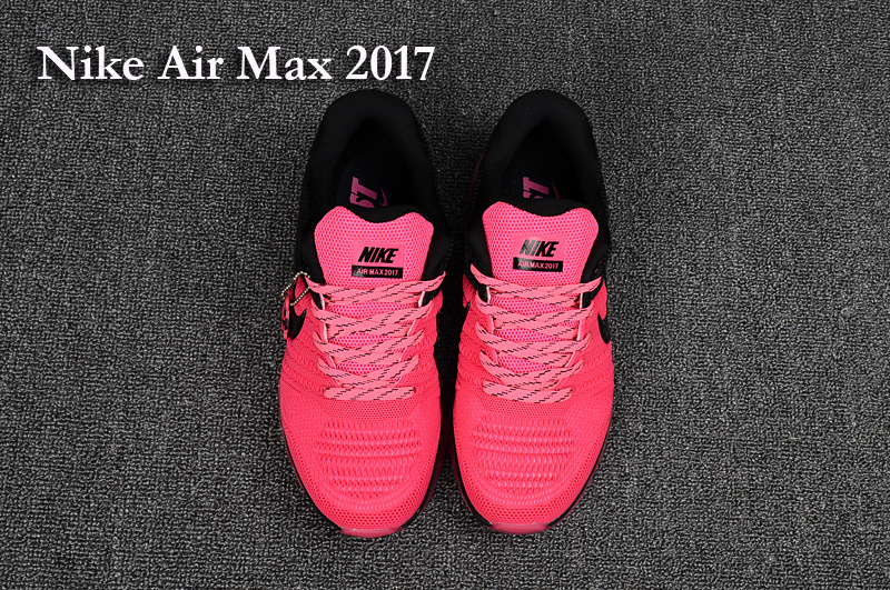 New Women Nike Air Max 2017 Pink Black Shoes