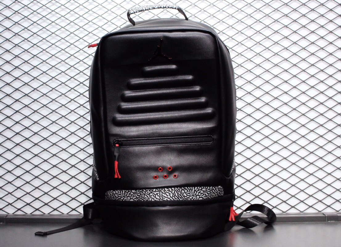 jordan black cement backpack