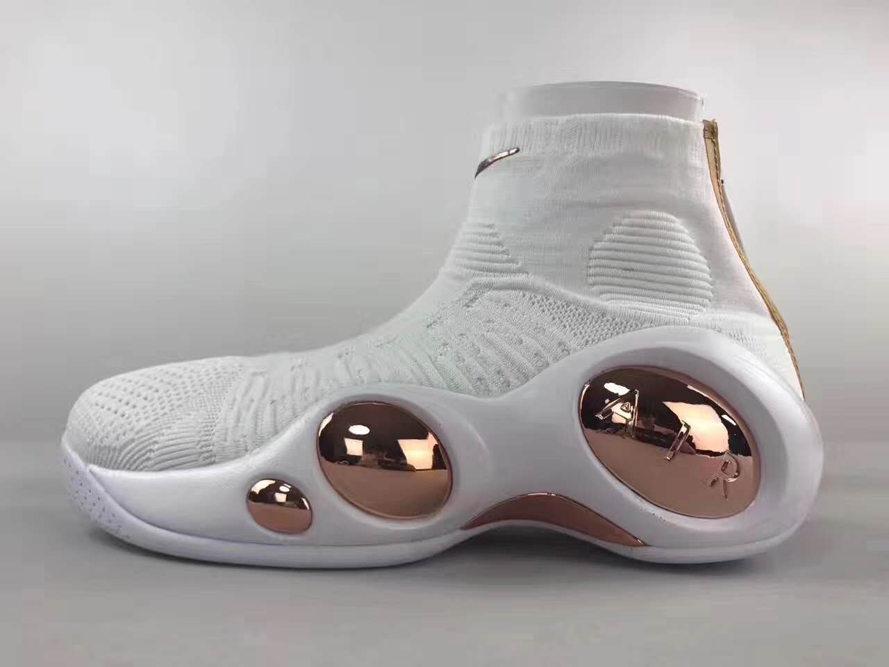 Nike Flight Bonafide White Gold Shoes 