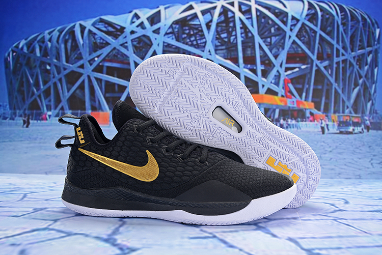 nike lebron witness 3 black and gold