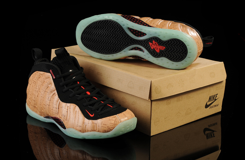 Classic Nike Air Foamposite One Black Coffe Red