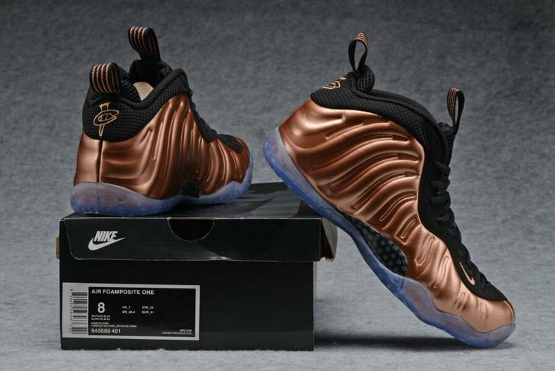 Nike Air Foamposite One Brozne Black Shoes