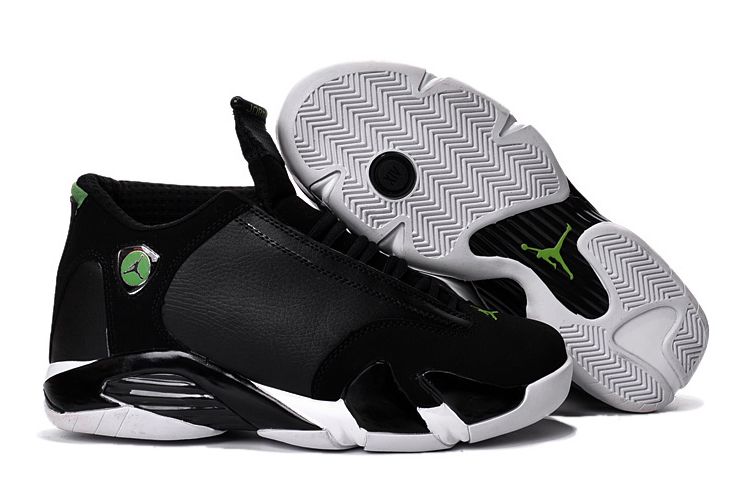 Nike Air Jordan 14 Indiglo Black White Shoes