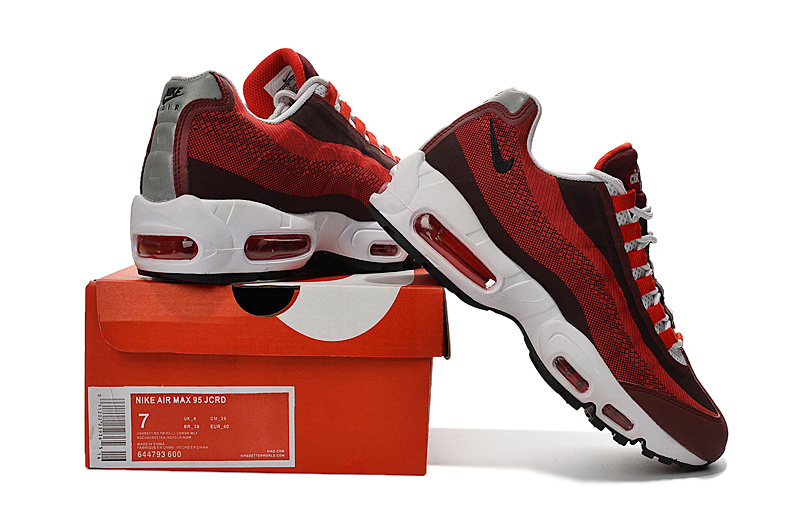 Nike Air Max 95 Jacquard Red White Shoes