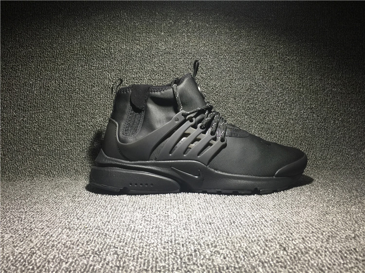 Nike Air Presto Mid Utility All Black Shoes