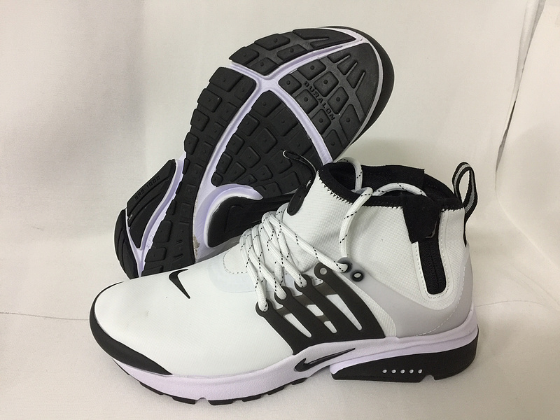 Nike Air Presto Mid Utility White Black Shoes