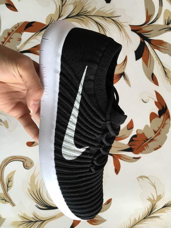 Nike Free Flyknit 3.0 Fluorscent Black White Shoes