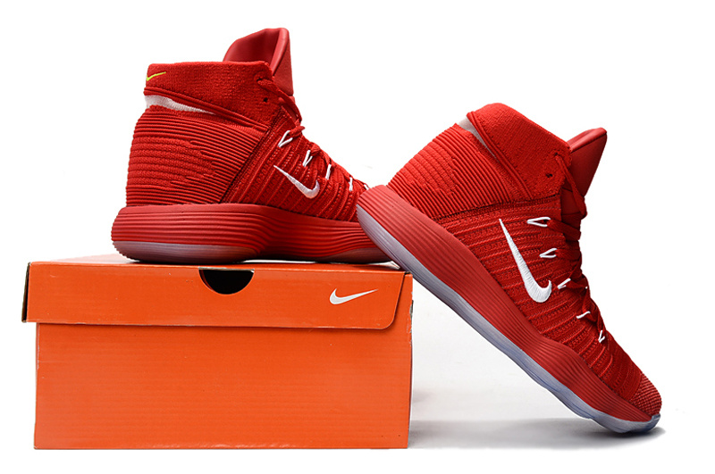 Nike Hyperdunk 2017 Flyknit Red White Shoes