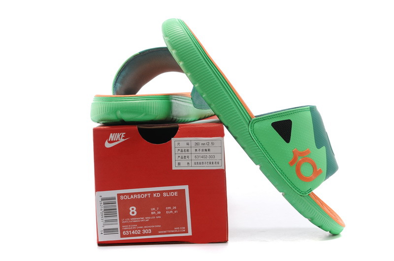 Nike Kevin Durant Hydro Green Orange Sandal