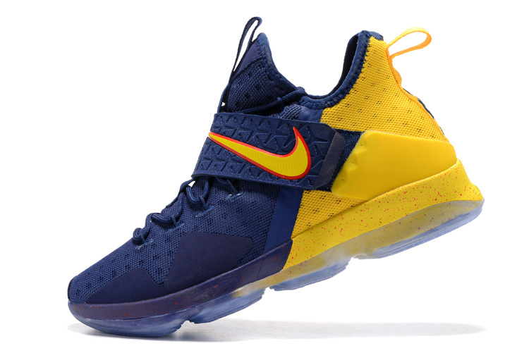 lebron 14 blue and gold