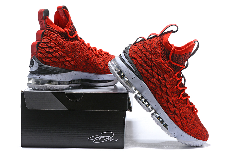 lebron 15 red white