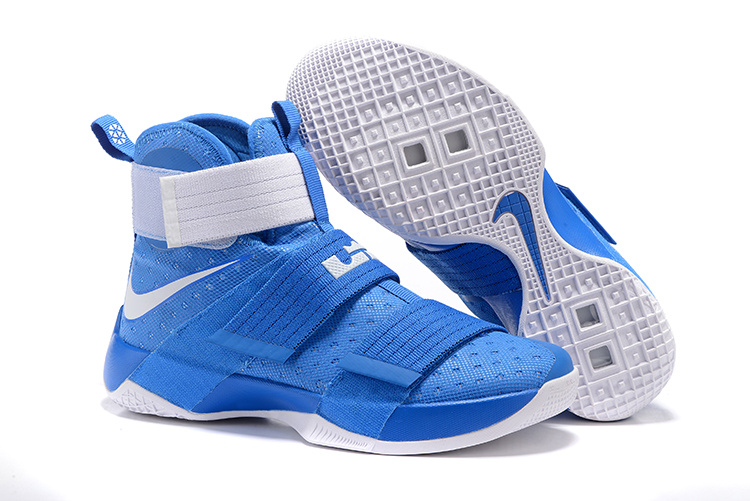 lebron james shoes blue and white