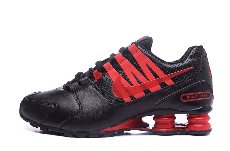 Nike Shox Avenue Black Red Shoes