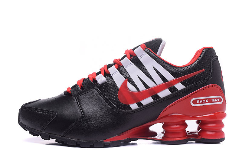 Nike Shox Avenue Black Red White Shoes