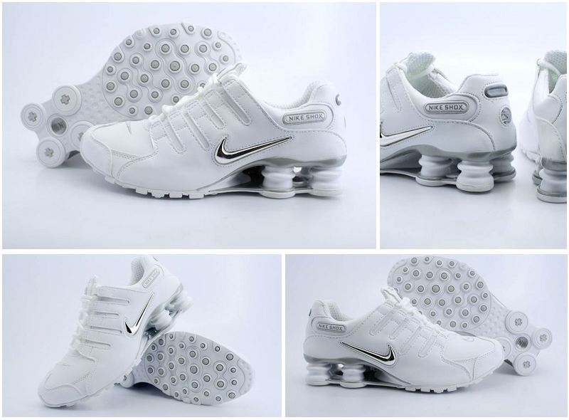 Nike Shox NZ White Black Logo