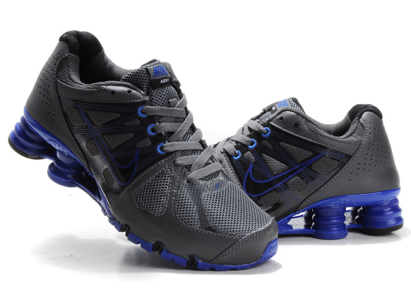 Nike Shox Turbo 2 Shoes Black Blue For Men - Click Image to Close