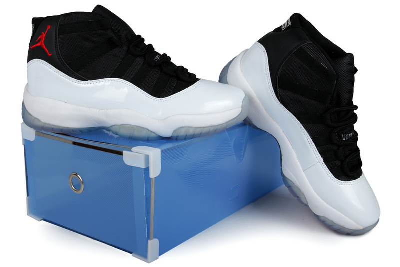 Nike Air Jordan 11 Black White Crystal Transparent Package