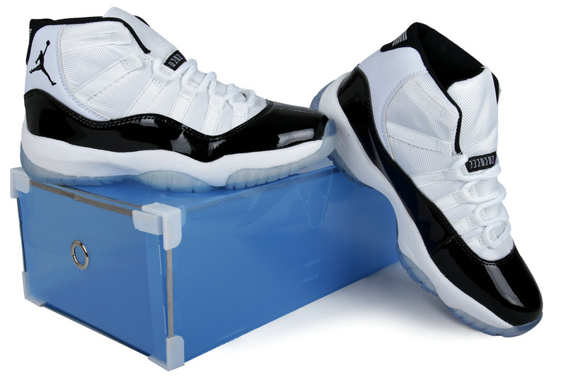 Nike Air Jordan 11 White Black Crystal Transparent Package