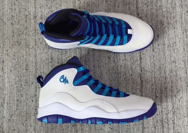 Women Nike Air Jordan 10 GS Charlotte Hornets Shoes