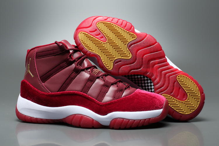 jordan 11 heiress maroon