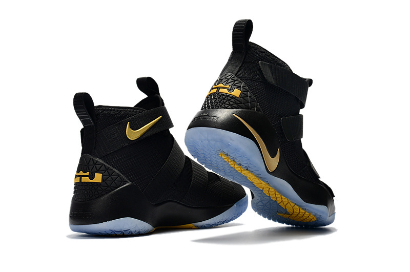 lebron soldier 11 black and gold