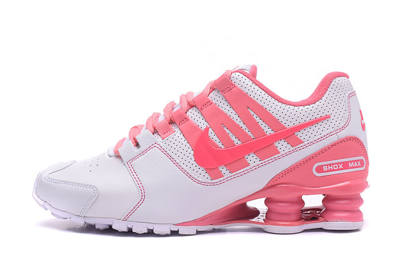 Women Nike Shox Avenue White Pink Shoes