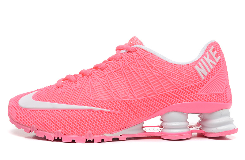 Women Nike Shox Turbo 21 Pink White Shoes