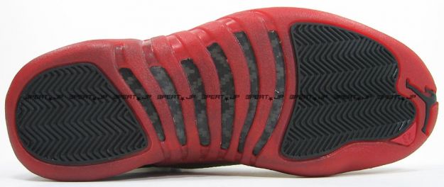 nike air jordan 12 og playoffs black red shoes