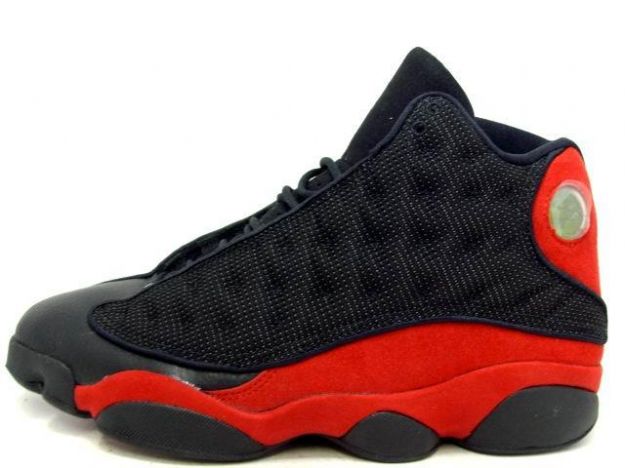 nike air jordan 13 og black red shoes