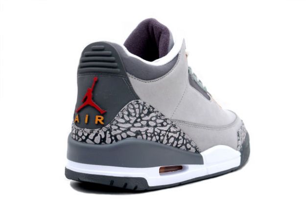 nike jordan 3 retro silver sport red light graphite orange peel shoes